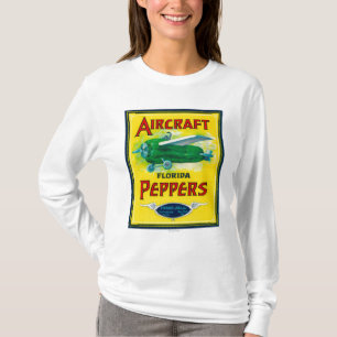 Flugzeug-Pfeffer-Aufkleber T-Shirt