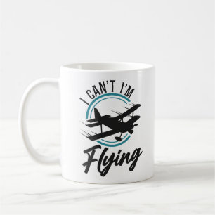 Flugzeug Pilot Flugzeug Ich kann nicht fliegen Kaffeetasse