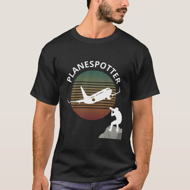 Flugzeug-Pilot T-Shirt (Vorderseite)