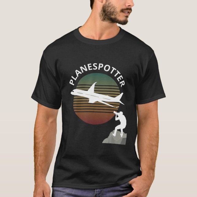 Flugzeug-Pilot T-Shirt (Vorderseite)