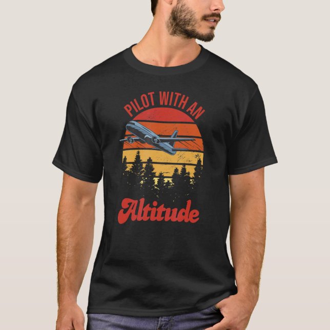 Flugzeug-Pilot T-Shirt (Vorderseite)
