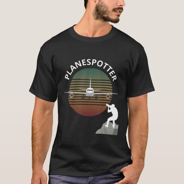 Flugzeug-Pilot T-Shirt (Vorderseite)