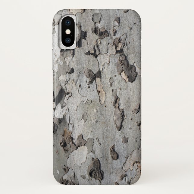 Flugzeug Platanus-Textur in London Case-Mate iPhone Hülle (Rückseite)