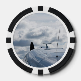 Flugzeug Pokerchips