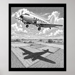 Flugzeug Poster