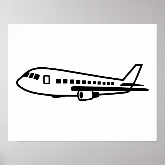 Flugzeug Poster (Vorne)