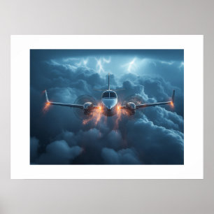 Flugzeug Poster