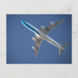 Flugzeug Postkarte