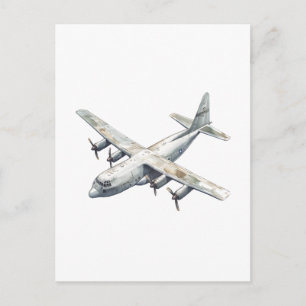Flugzeug Postkarte