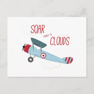 Flugzeug Postkarte