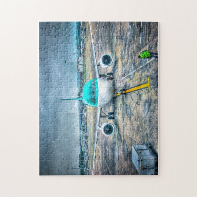 Flugzeug Puzzle (Vertikal)