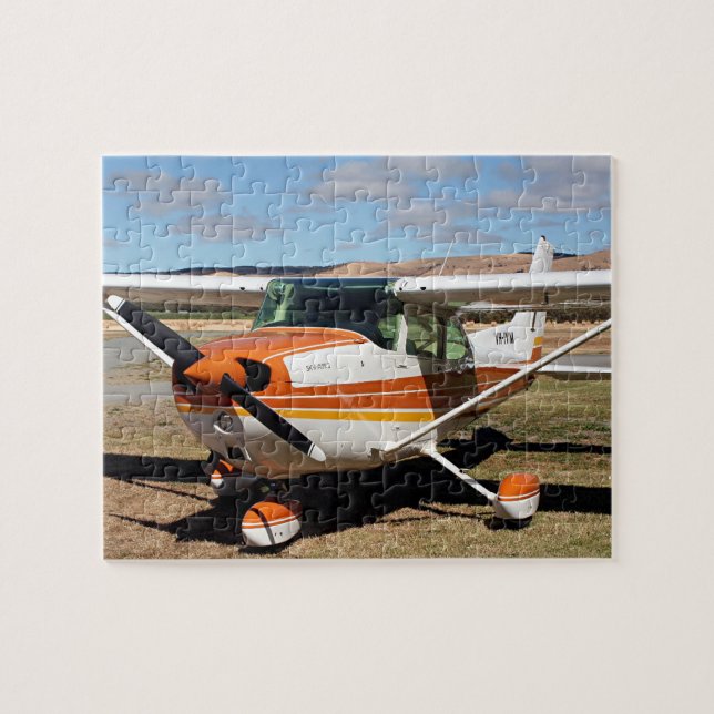Flugzeug: Puzzle mit hohen Flügeln (Horizontal)