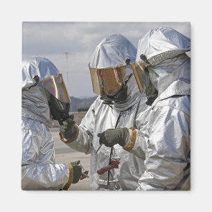 Flugzeug-Rettungs-Feuerwehrmann-Marinesoldaten Magnet