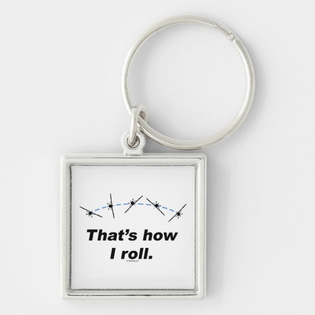 Flugzeug Schlüsselanhänger (Vorne)