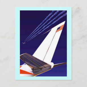 FLUGZEUG SCHWANZ & ZUCKER PARTY EINLADUNG EZ2CUSTO