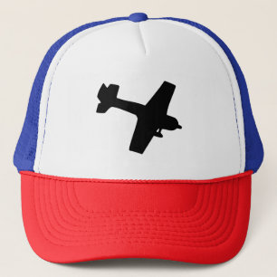 Flugzeug Silhouette Truckerkappe
