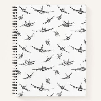 Flugzeug Skizzen // Notizbuch
