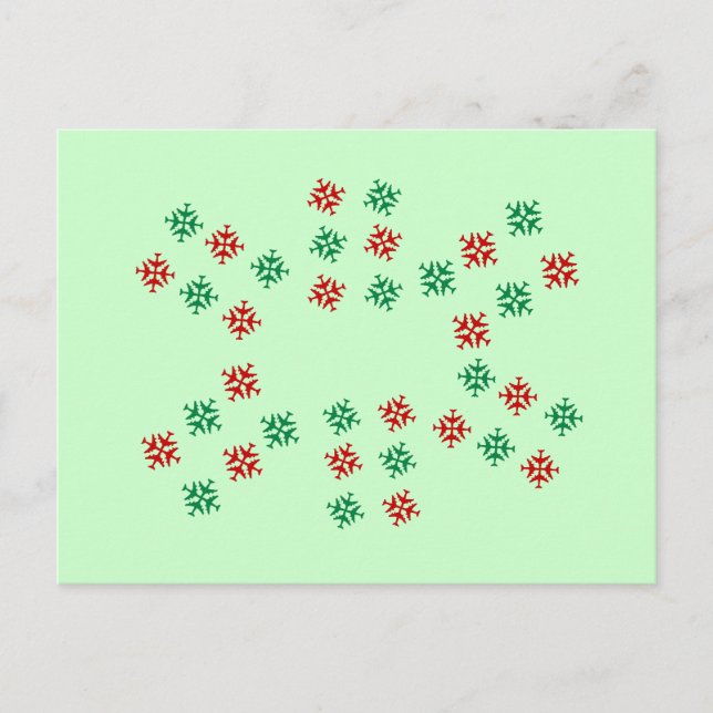 Flugzeug Snowflake Weihnachten (Vorderseite)