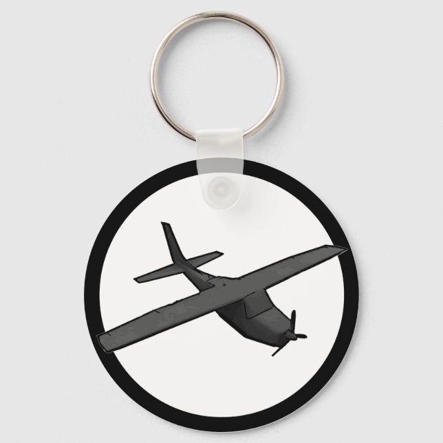 Flugzeug Souvenir Schlüsselanhänger (Vorderseite)