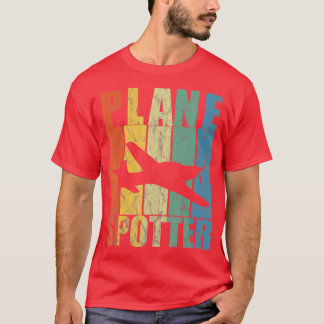 Flugzeug Spotter Flugzeug Pilot Luftfahrt Avg. T-Shirt