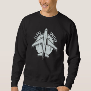 Flugzeug Spotter Pilot Flugzeug Flugzeug Luftfahrt Sweatshirt