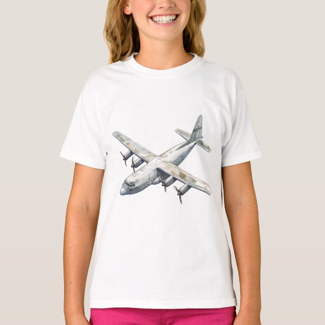 Flugzeug T-Shirt (Vorderseite)