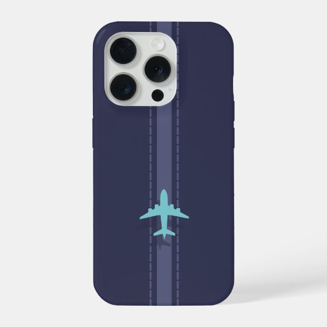 Flugzeug Thema  iPhone Hülle (Rückseite)