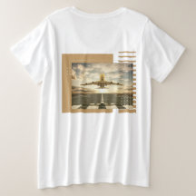 Flugzeug Theme Design Plus T - Shirt
