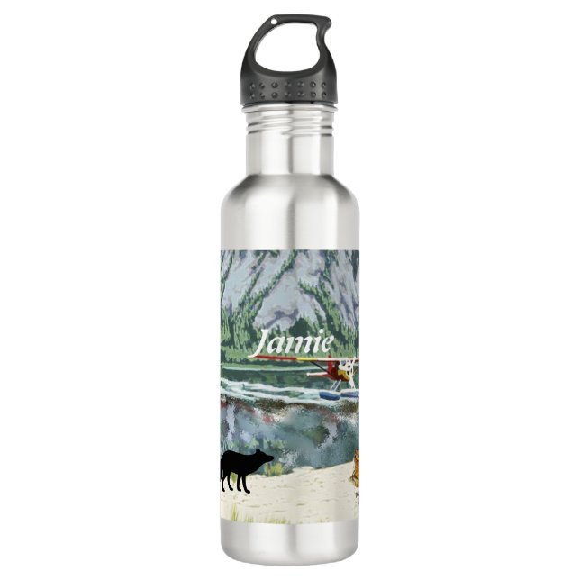 Flugzeug Trinkflasche (Vorderseite)
