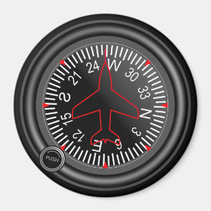 Flugzeug-Überschrifts-Indikator Magnet