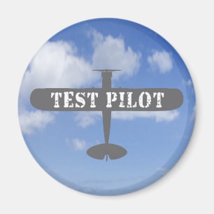 Flugzeug- und Testpilot Magnet