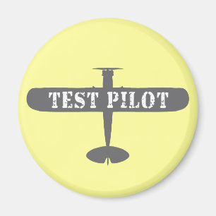 Flugzeug- und Testpilot Magnet