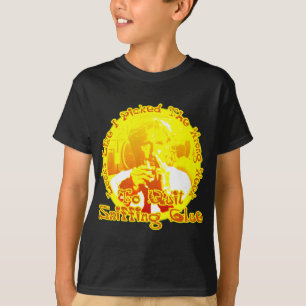 Flugzeug verlassen, Kleber schnüffelnd T-Shirt