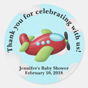 Flugzeug Vielen Dank, die Sticker bevorzugen Stick