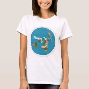 "Flugzeug-Wahrheits-" T - Shirt für Frauen