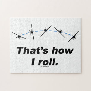 Flugzeug, wie ich rolle puzzle