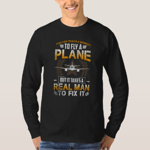Flugzeug zur Reparatur von Flugzeugmechaniken T-Shirt