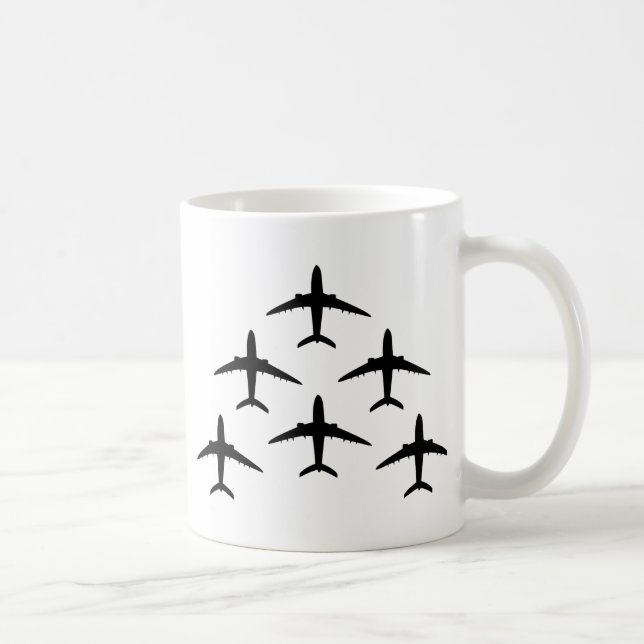 Flugzeugarmada Tasse (Rechts)