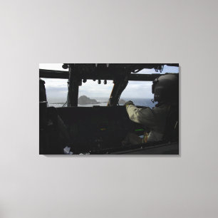 Flugzeugbesatzungsannäherung Farallon Insel Leinwanddruck