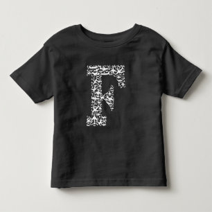 Flugzeugbuchstabe F Kleinkind T-shirt