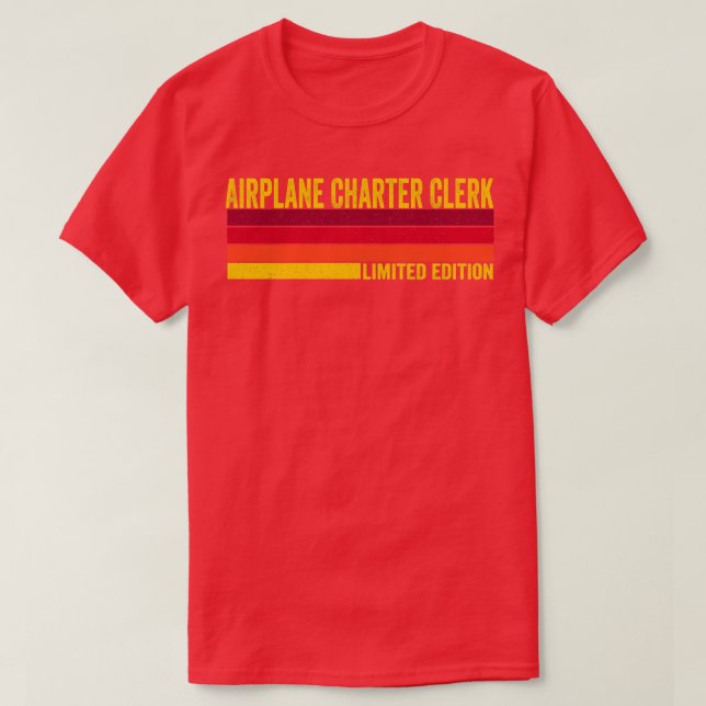 Flugzeugcharta T-Shirt (Design vorne)