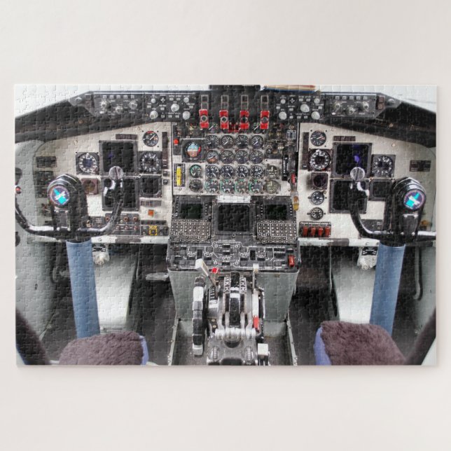 Flugzeugcockpit Puzzle (Horizontal)
