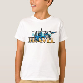 Flugzeugdesign für Lasst Uns Reisen T-Shirt