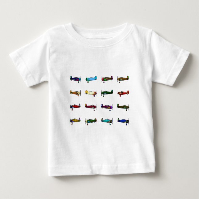 Flugzeuge Baby T-shirt (Vorderseite)