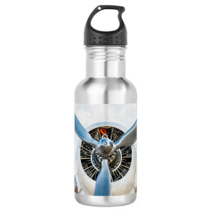 Flugzeuge Douglas DC-3. Propeller Edelstahlflasche