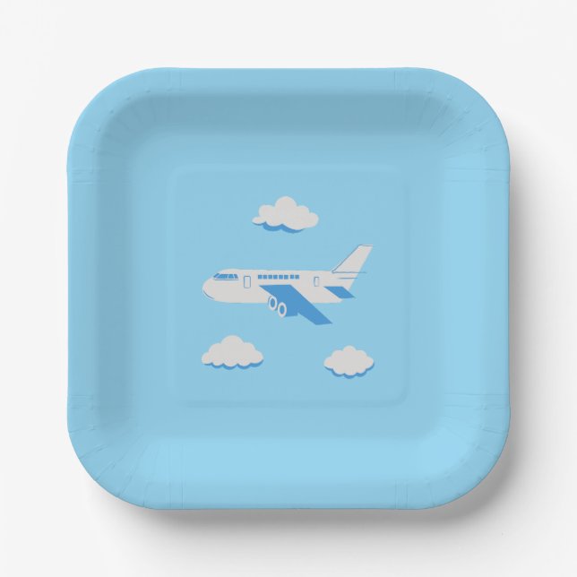 Flugzeuge Party Collection! Pappteller (Vorderseite)