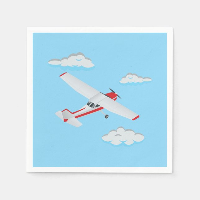 Flugzeuge Party Collection! Serviette (Vorderseite)