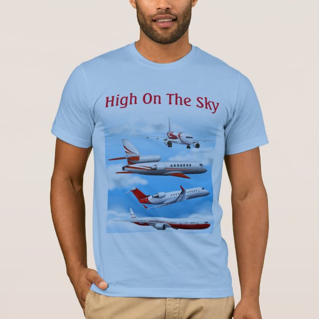 Flugzeuge T-Shirt (Vorderseite)