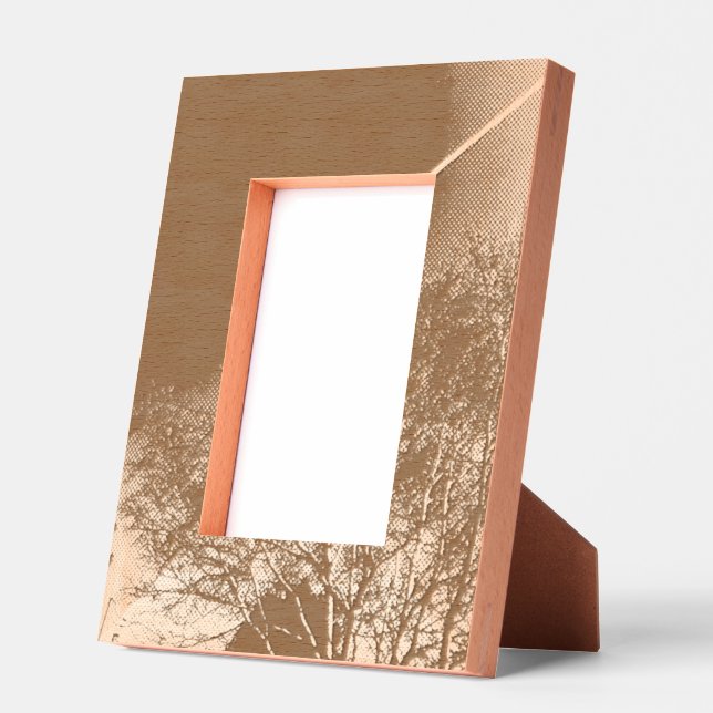 Flugzeuge und Bäume Geätzte Rahmen (Links)