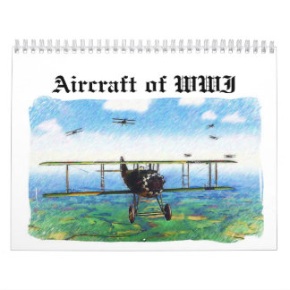 Flugzeuge von WWI Kalender